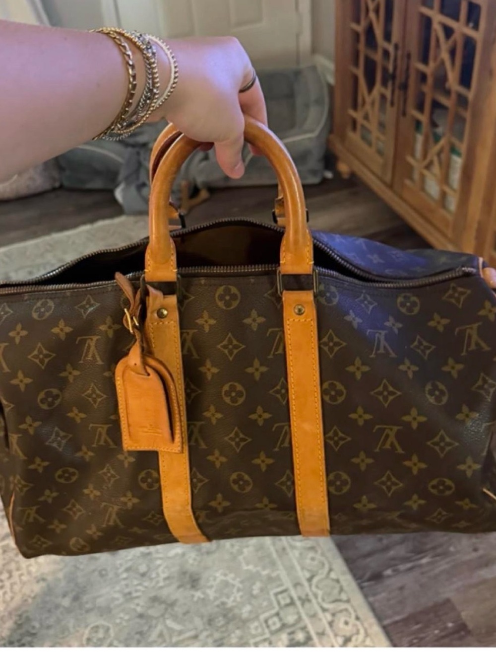 Vintage Louis Vuitton Keepall 45 duffel bag